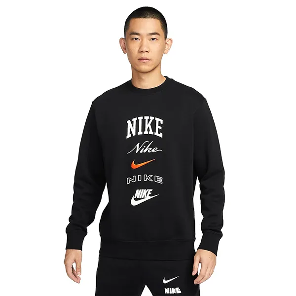 Bộ Thể Thao Nam Nike Club Fleece DX0796-010/FN2611-010 Màu Đen Size M