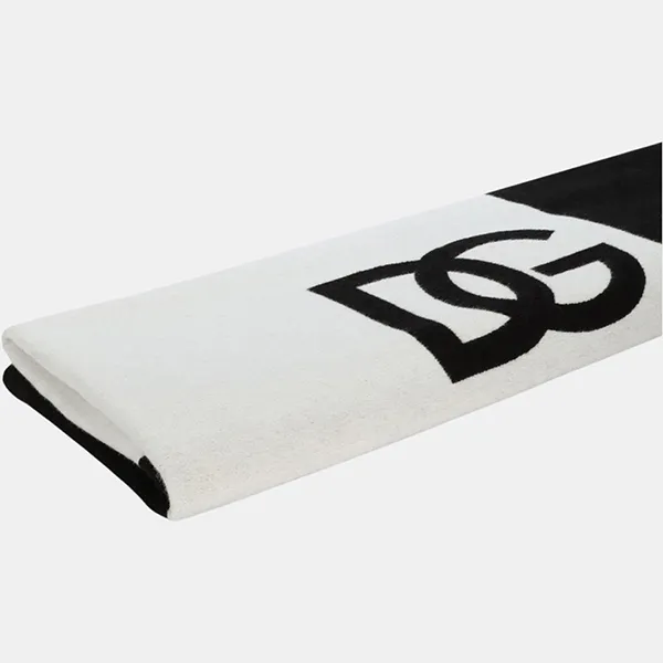 Chăn Choàng Đa Năng Dolce & Gabbana D&G Blanket TCE013TCAIM Màu Trắng Đen - Chăn - Gối - Vua Hàng Hiệu