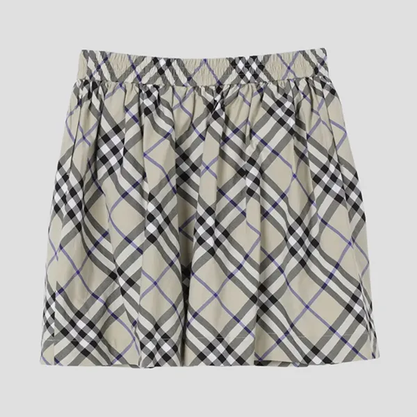Chân Váy Nữ Burberry In Brown Check Printed 8096414 Phối Màu - Thời trang - Vua Hàng Hiệu
