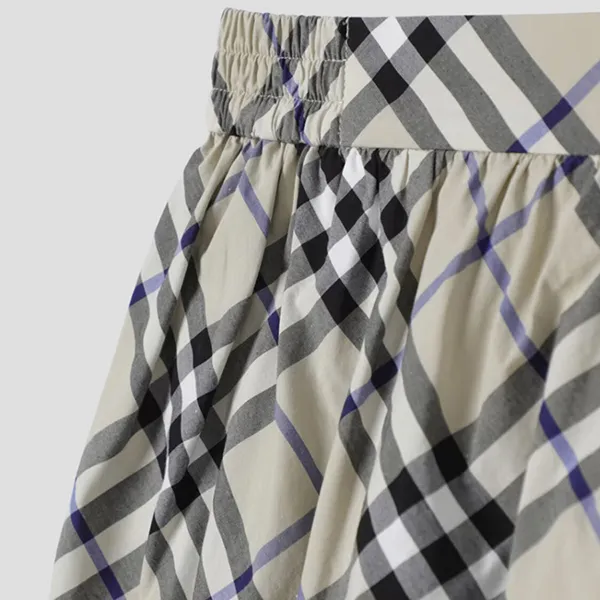 Chân Váy Nữ Burberry In Brown Check Printed 8096414 Phối Màu - Thời trang - Vua Hàng Hiệu