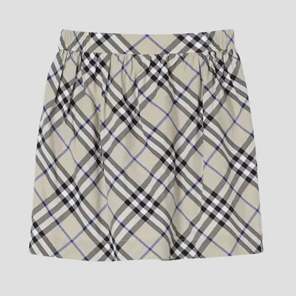 Chân Váy Nữ Burberry In Brown Check Printed 8096414 Phối Màu - Thời trang - Vua Hàng Hiệu