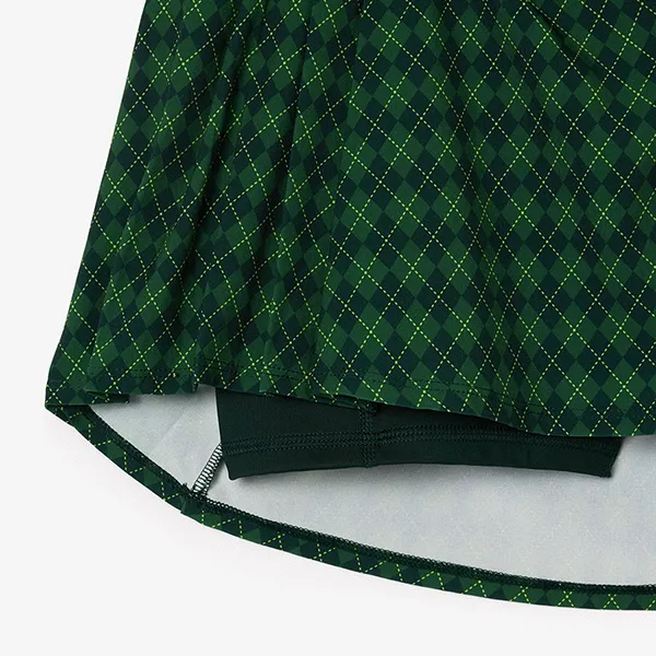 Chân Váy Nữ Lacoste Women's Lined Ultra Dry Stretch Golf Skirt JF9433 51 E3D Màu Xanh Green Size 38