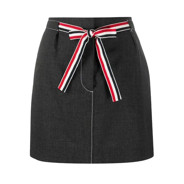 Chân Váy Nữ Thom Browne Belted Mini Sack Skirt - FGC783A 00473 025 Màu Đen Size 40 - Thời trang - Vua Hàng Hiệu