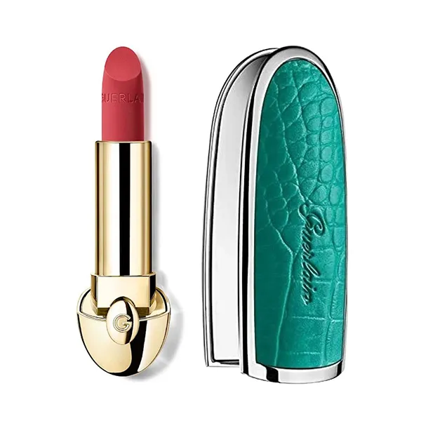 Combo Vỏ Son + Son Guerlain Rouge G Velvet Refill 366 Le Rose Pompon Màu Hồng Hoa - Son Môi - Vua Hàng Hiệu