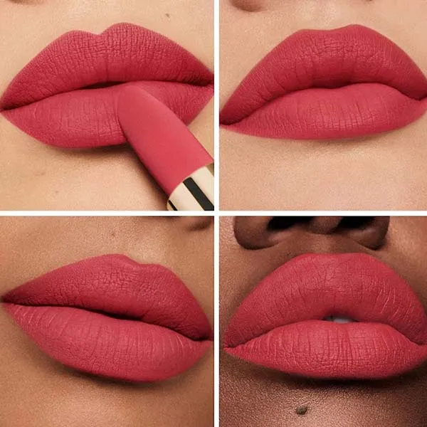 Combo Vỏ Son + Son Guerlain Rouge G Velvet Refill 366 Le Rose Pompon Màu Hồng Đào - Son Môi - Vua Hàng Hiệu