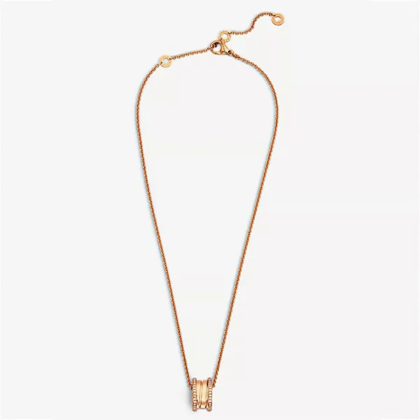 Dây Chuyền Nữ Jewery Luxury B. ZERO1 18K Rose Gold & Diamond Pendant Necklace Màu Vàng Hồng - Trang sức - Vua Hàng Hiệu