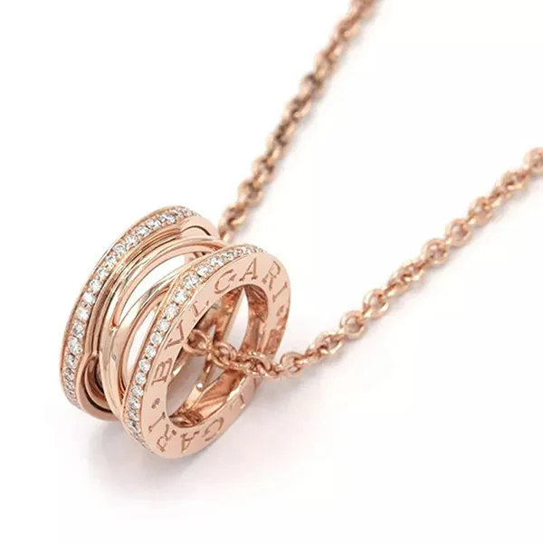 Dây Chuyền Nữ Jewery Luxury B.ZERO1 Design Legend 18K Rose Gold Diamond Necklace Màu Vàng Hồng - Trang sức - Vua Hàng Hiệu