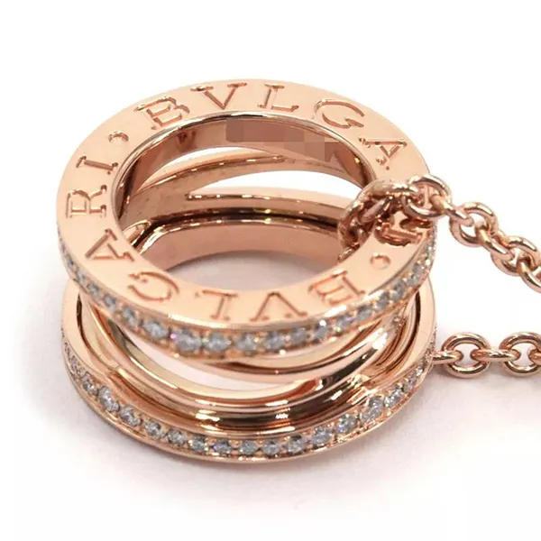 Dây Chuyền Nữ Jewery Luxury B.ZERO1 Design Legend 18K Rose Gold Diamond Necklace Màu Vàng Hồng - Trang sức - Vua Hàng Hiệu