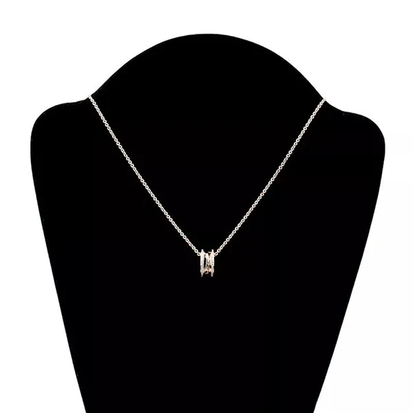 Dây Chuyền Nữ Jewery Luxury B.ZERO1 Design Legend 18K Rose Gold Diamond Necklace Màu Vàng Hồng - Trang sức - Vua Hàng Hiệu