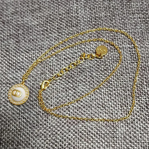 Dây Chuyền Nữ Dior Necklace For Petit CD Gold/White N2636WOMVE D26E Màu Vàng Trắng - Trang sức - Vua Hàng Hiệu
