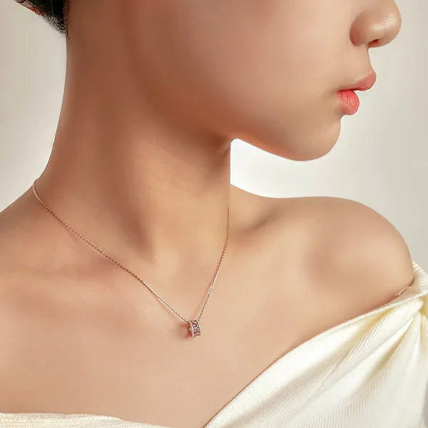 Dây Chuyền Nữ Morina D0961 Màu Vàng Hồng