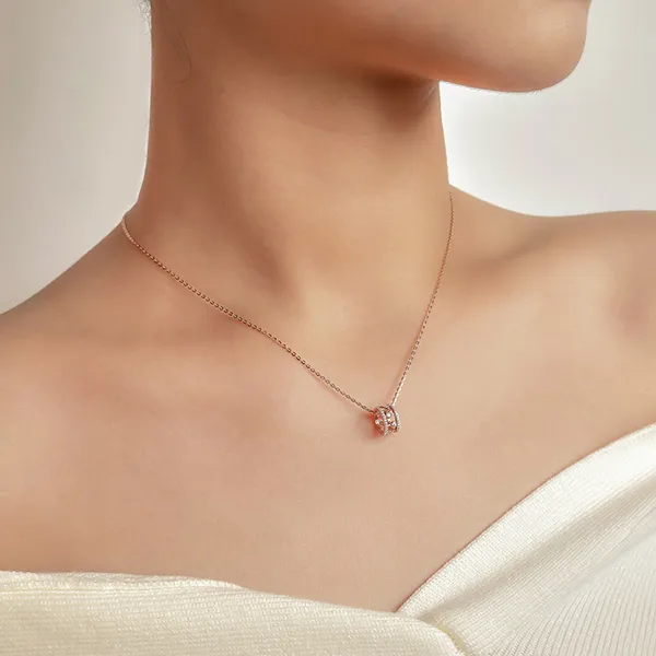 Dây Chuyền Nữ Morina D0961 Màu Vàng Hồng