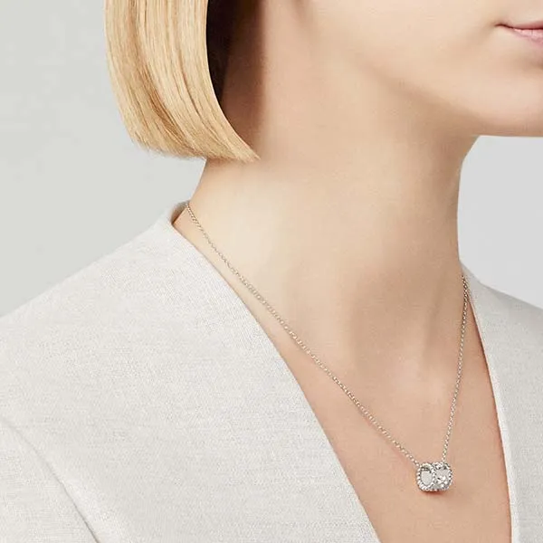 Dây Chuyền Jewery Luxury Perlée Clovers Pendant VCARO2EF00 Màu Bạc - Trang sức - Vua Hàng Hiệu