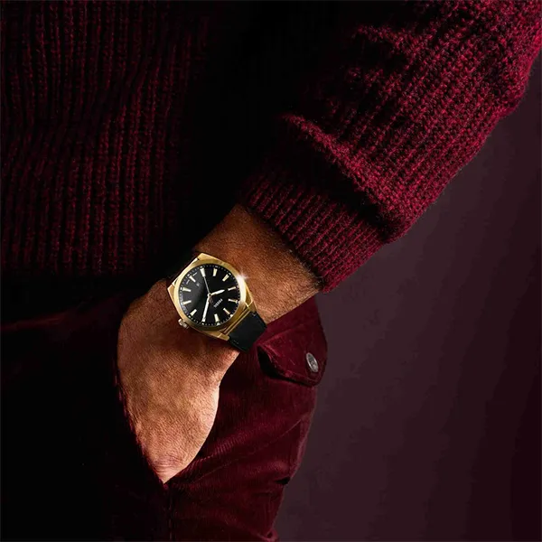 Đồng Hồ Nam Fossil Everett Watch FS6089 Màu Đen Phối Vàng
