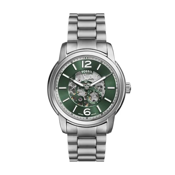 Đồng Hồ Nam Fossil Heritage Automatic Watch ME3262 Màu Bạc Phối Xanh