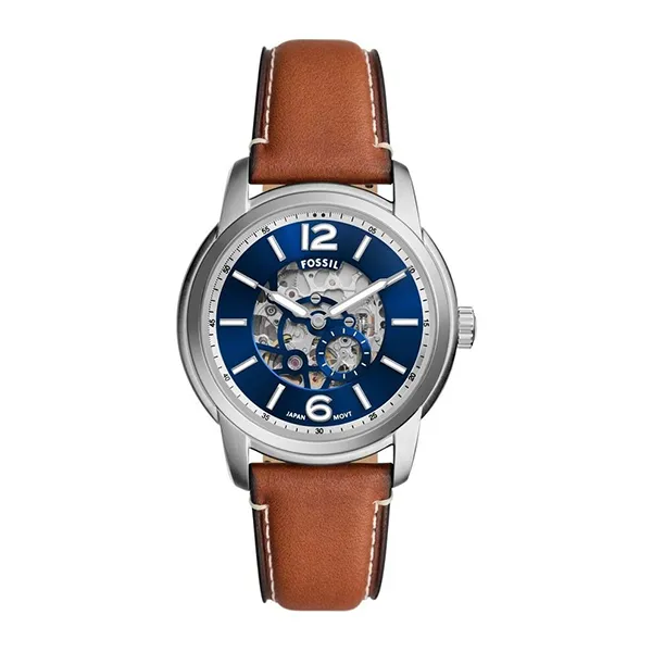 Đồng Hồ Nam Fossil Heritage Automatic Watch ME3263 Màu Nâu Phối Bạc