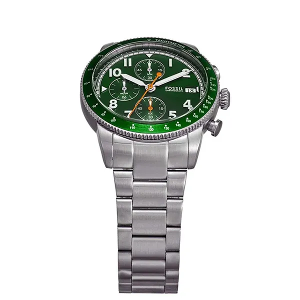 Đồng Hồ Nam Fossil Sport Tourer 42mm FS6048 Màu Bạc Xanh