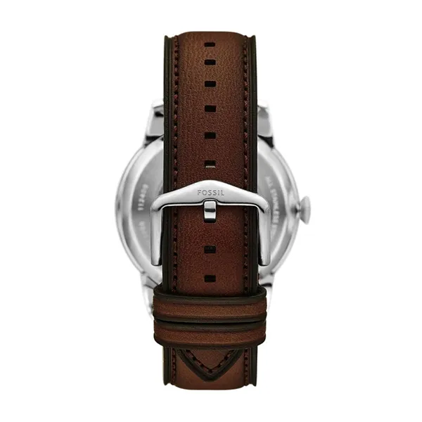 Đồng Hồ Nam Fossil Townsman Automatic Leather Strap ME3266 Màu Nâu Phối Bạc