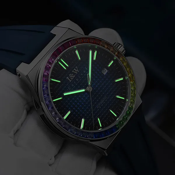 Đồng Hồ Nam I&W Carnival Automatic Watch IW716G-DS (IW716G1) Màu Xanh Lam