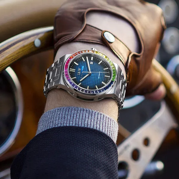 Đồng Hồ Nam I&W Carnival Automatic Watch IW716G-DT (IW716G4) Màu Bạc/Xanh - Đồng hồ - Vua Hàng Hiệu