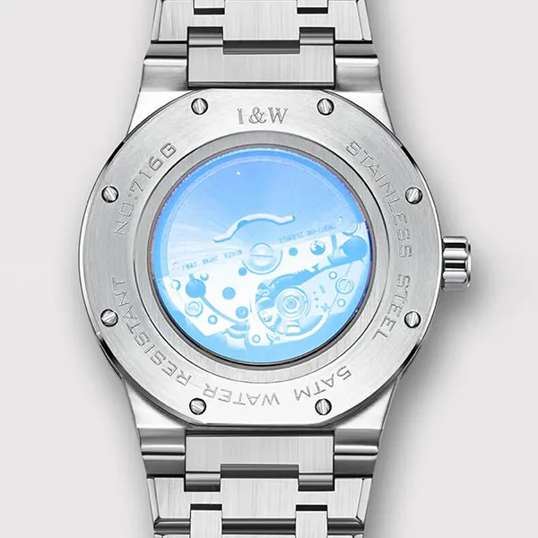 Đồng Hồ Nam I&W Carnival Automatic Watch IW716G-DT (IW716G5) Màu Bạc/Đen - Đồng hồ - Vua Hàng Hiệu