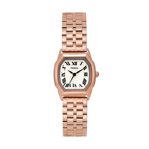 Đồng Hồ Nữ Fossil Harlow Octagon Watch ES5386 Màu Vàng Hồng