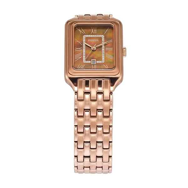 Đồng Hồ Nữ Fossil Raquel 26mm ES5323 Rose Gold Màu Vàng Hồng