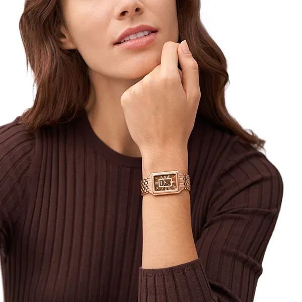 Đồng Hồ Nữ Fossil Raquel 26mm ES5323 Rose Gold Màu Vàng Hồng