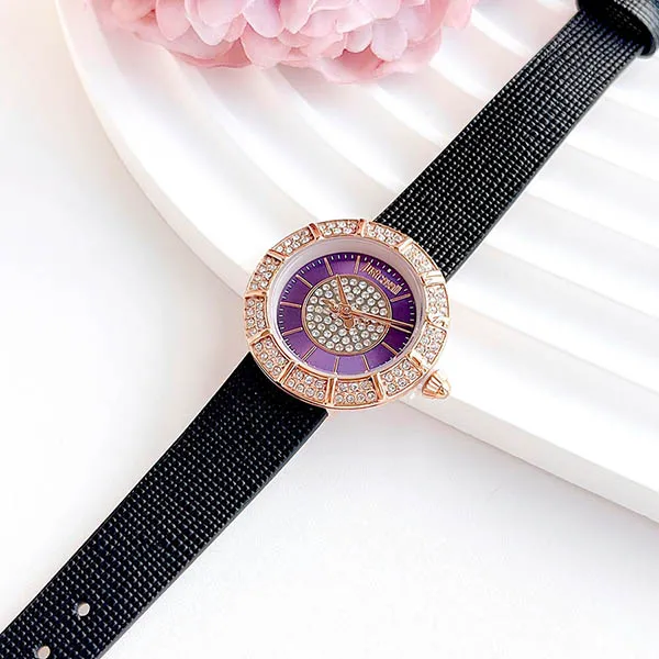 Đồng Hồ Nữ Just Cavalli Eleganza Mini 28mm Màu Đen