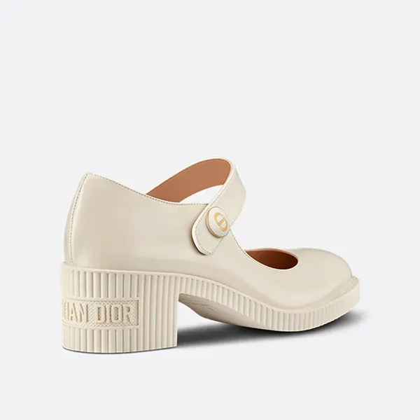 Giày Cao Gót Nữ Dior D-Doll Pumps White Shiny KDP909CCF-S03W Màu Trắng Size 35 N-QL - Giày - Vua Hàng Hiệu