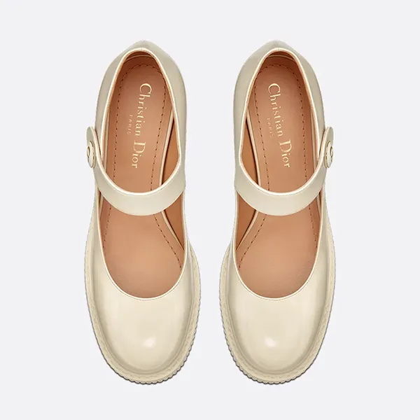 Giày Cao Gót Nữ Dior D-Doll Pumps White Shiny KDP909CCF-S03W Màu Trắng Size 35 N-QL - Giày - Vua Hàng Hiệu