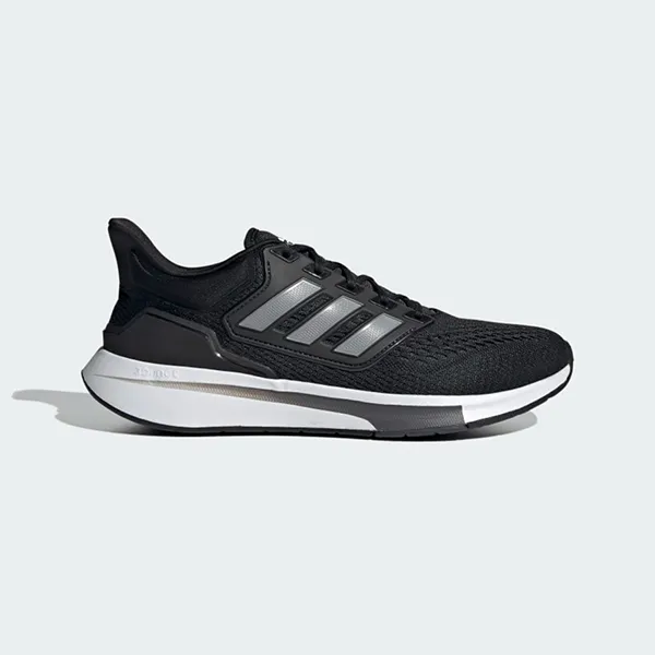 Giày Chạy Bộ Nam Adidas Run Black Iron Metallic EQ21 H00512 Màu Đen Size 42.5