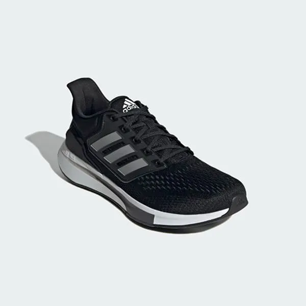 Giày Chạy Bộ Nam Adidas Run Black Iron Metallic EQ21 H00512 Màu Đen Size 42.5
