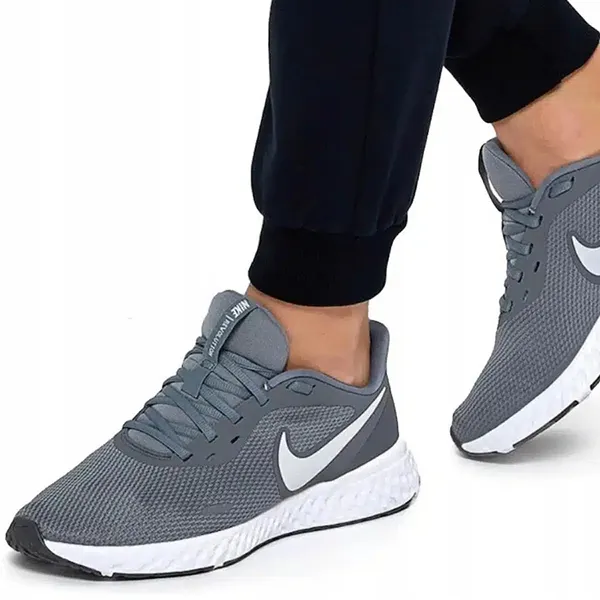 Giày Chạy Bộ Nam Nike Revolution 5 Cool Grey BQ3204-005 Màu Xám Size 40 - Giày - Vua Hàng Hiệu