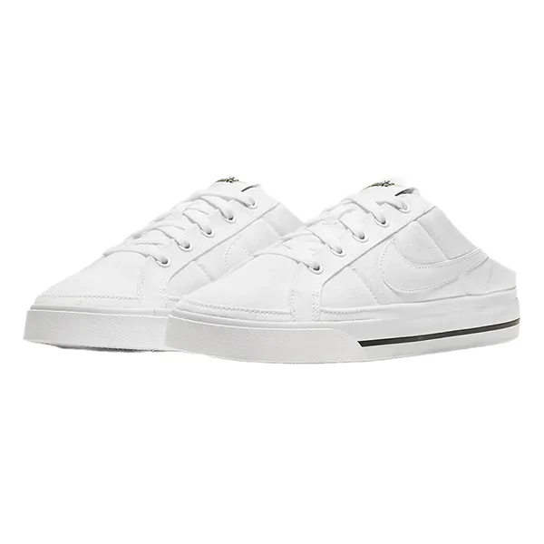 Giày Hở Gót Nữ Nike Court Legacy Mule DB3970-100 Màu Trắng Size 36.5