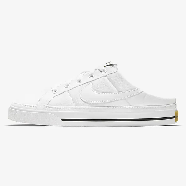 Giày Hở Gót Nữ Nike Court Legacy Mule DB3970-100 Màu Trắng Size 36.5