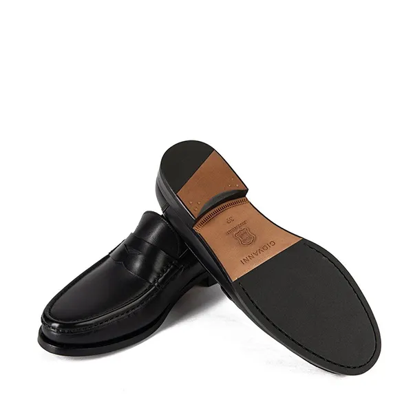 Giày Lười Nam Giovanni Loafer GSH0114-1NK Màu Đen Size 41 - Giày - Vua Hàng Hiệu