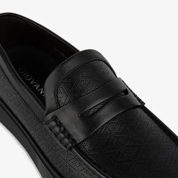 Giày Lười Nam Giovanni Loafer GSH0140-1 Màu Đen Size 43 - Giày - Vua Hàng Hiệu
