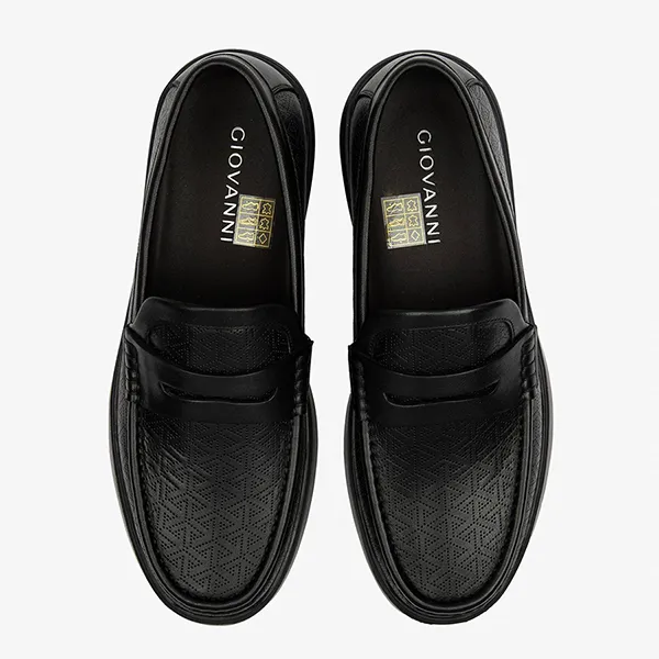 Giày Lười Nam Giovanni Loafer GSH0140-1 Màu Đen Size 43 - Giày - Vua Hàng Hiệu