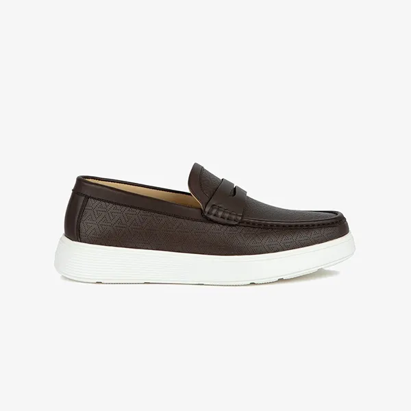 Giày Lười Nam Giovanni Loafer GSH0140-1 Màu Nâu Đậm Size 43 - Giày - Vua Hàng Hiệu