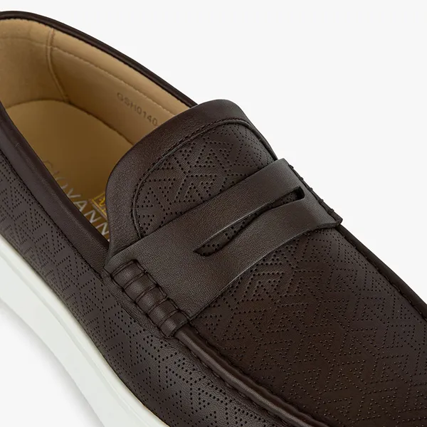 Giày Lười Nam Giovanni Loafer GSH0140-1 Màu Nâu Đậm Size 43 - Giày - Vua Hàng Hiệu