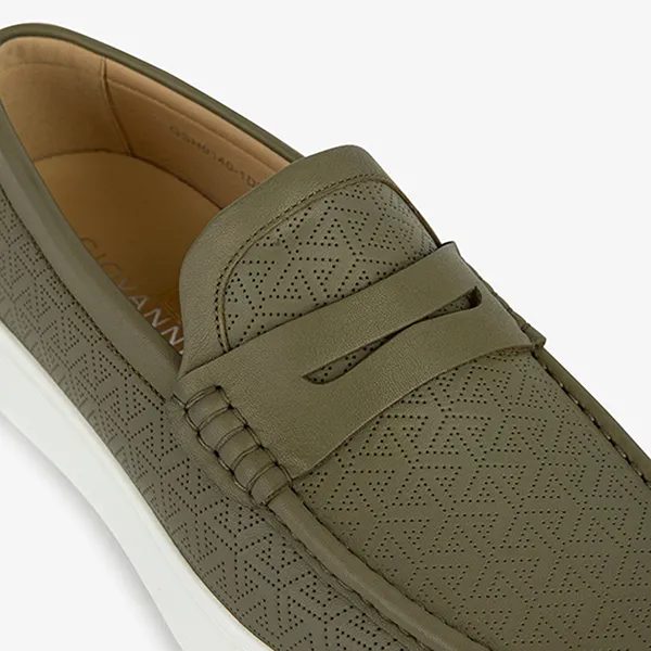 Giày Lười Nam Giovanni Loafer GSH0140-1 Màu Xanh Rêu Size 42