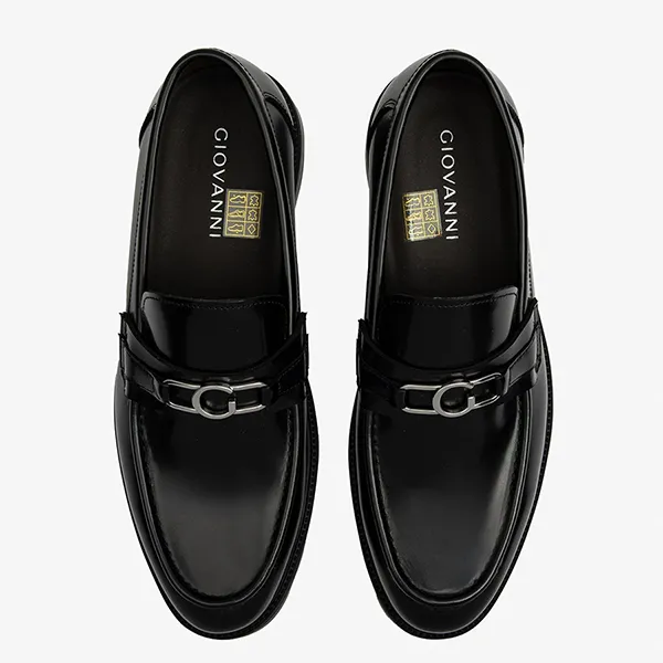 Giày Lười Nam Giovanni Loafer GSH0142-1 Màu Đen Size 39 - Giày - Vua Hàng Hiệu