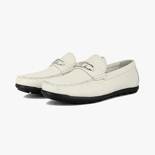 Giày Lười Nam Giovanni Loafer GSH0144-1 Màu Trắng Size 40 - Giày - Vua Hàng Hiệu