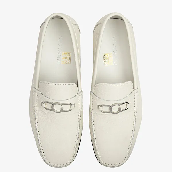 Giày Lười Nam Giovanni Loafer GSH0144-1 Màu Trắng Size 40 - Giày - Vua Hàng Hiệu