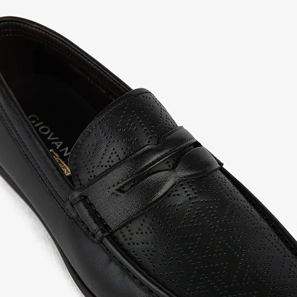 Giày Lười Nam Giovanni Moccasin GSH0143-1 Màu Đen Size 41