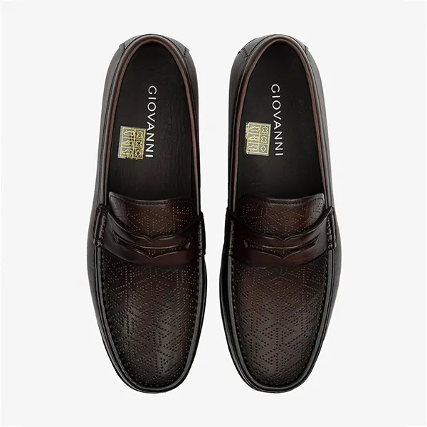 Giày Lười Nam Giovanni Moccasin GSH0143-1 Màu Nâu Size 43