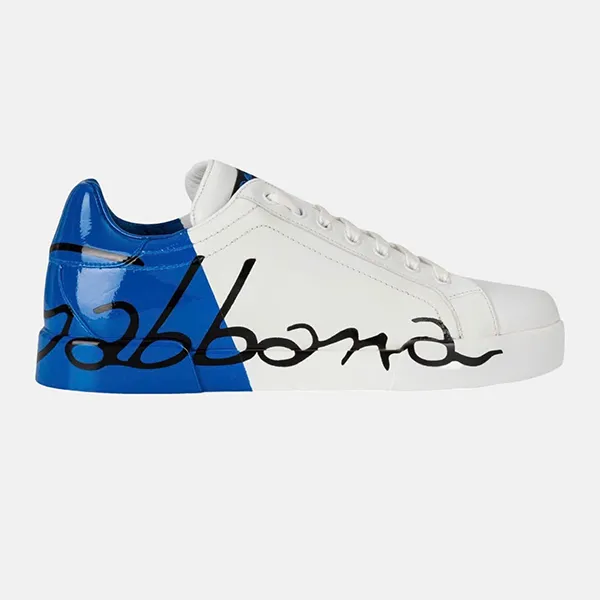 Giày Sneaker Nam Dolce & Gabbana D&G CS1600 AI053 Màu Trắng Phối Xanh Dương Size 6 - Giày - Vua Hàng Hiệu