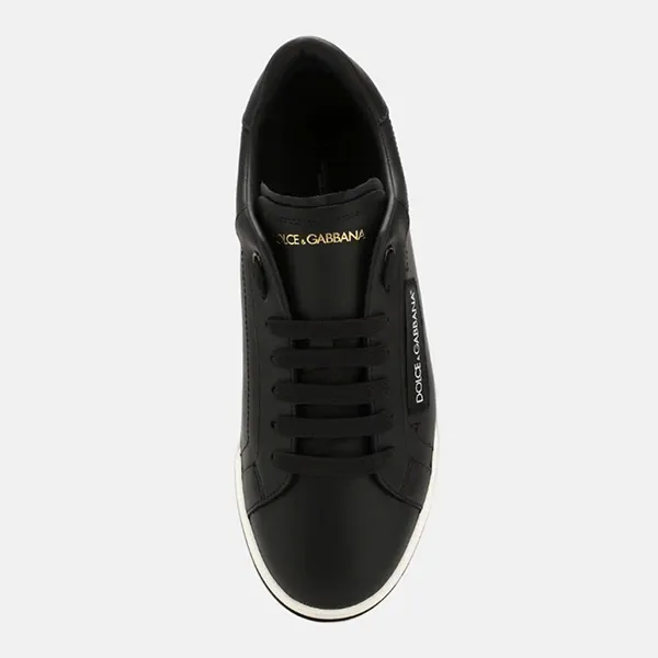 Giày Sneaker Nam Dolce & Gabbana D&G Tag DG CS1572AV165 Màu Đen Size 5