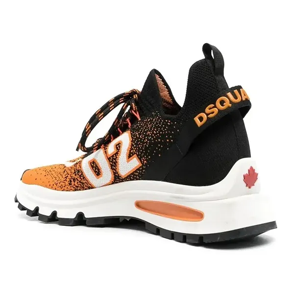 Giày Sneaker Nam Dsquared2 Run Ds2 Sneakers Orange Gr.43 UVP SNM0211 Màu Đen Phối Cam Size 41 - Giày - Vua Hàng Hiệu